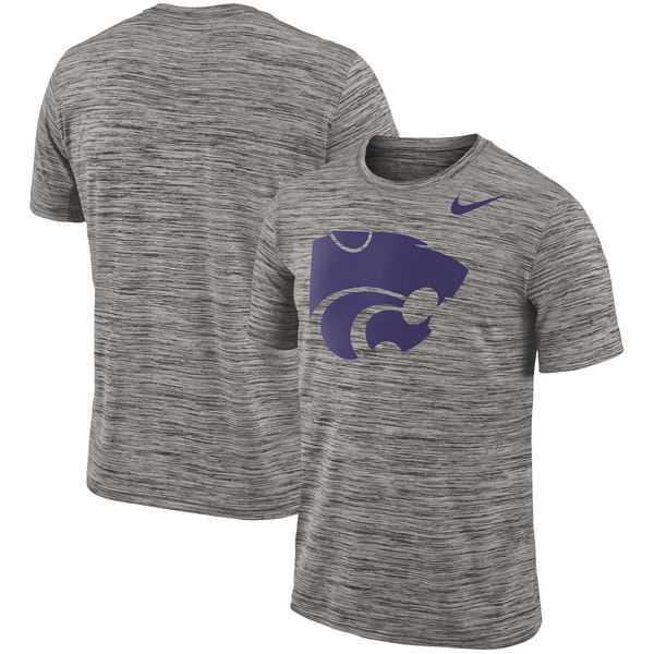 Nike Kansas State Wildcats Charcoal 2018 Player Travel Legend Performance T-Shirt,We sell and wholesale Nike Kansas State Wildcats Charcoal 2018 Player Travel Legend Performance T-Shirt on line form chian!